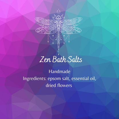 Zen Bath Salts Handmade