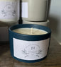 Mini Soy Candle- Matte Denim Blue - Vanilla Scent 7 oz.